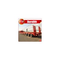 Factory supplied truck trailer 3 axle 50 ton lowbed trailer