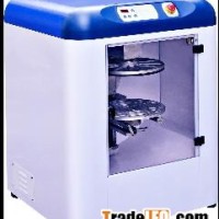 Auto clamping paint mixer