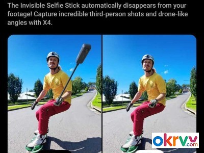 Insta360 X4 8K Waterproof 360 Action Camera with 4K Wide-Angle Video Invisible Selfie Stick Removabl图4