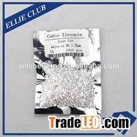 Wholesale price round briilant cut loose 2.5mm cz gemstone