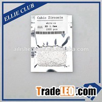 Wholesale Price Machine Cut Round 1mm~10mm white CZ