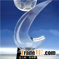 222Crystal Top Scorer Award For Football Sports