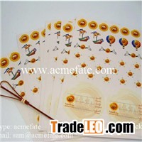 Customized paper stickers full color printed paper label sticker