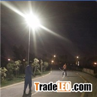 Socreat Patent wireless street lamp 6m height pole 15W Solar Street Light in pathway road garden sch