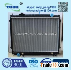 Hot sale aluminum auto radiator for TOYOTA TOCOMA AT DPI1778