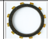 motorcycle/motorbike clutch plate/disc