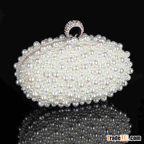 Pearl Clutch Bag