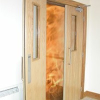 UL Steel Fire Rated Door w\ith cylinder lock