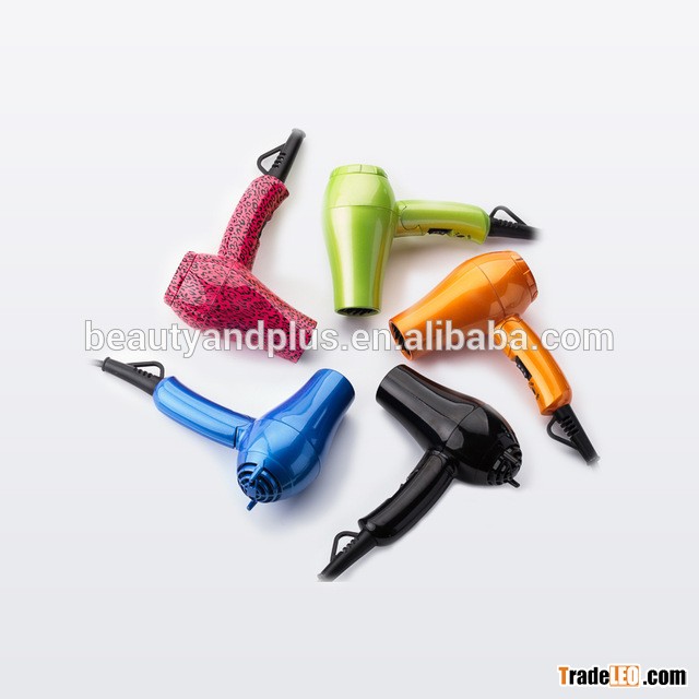 Professional Hotel Pearl White Mini Hair Dryer With Diffuser