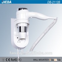 Hotel Bathroom Wall Mounted Hair Dryer with Shaver Socket