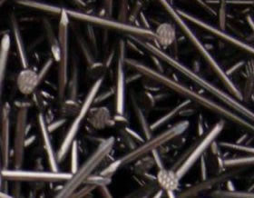 Galvanized Twisted Roofing Nails with Umbrella Head, 3 inches, 9 BWG