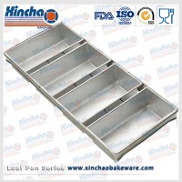 4 Strapped Silicone Glazed Loaf Pan Set 1 lb.