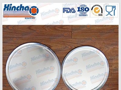9 Inch Aluminum Commercial Pizza Tray图1