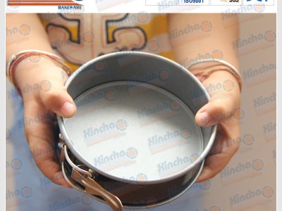 9 Inch Non-Stick Round Springform Cake Pan图1