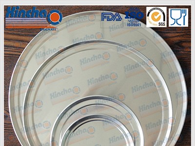 7 Inch Aluminum Pizza Tray with Wide Rim图1