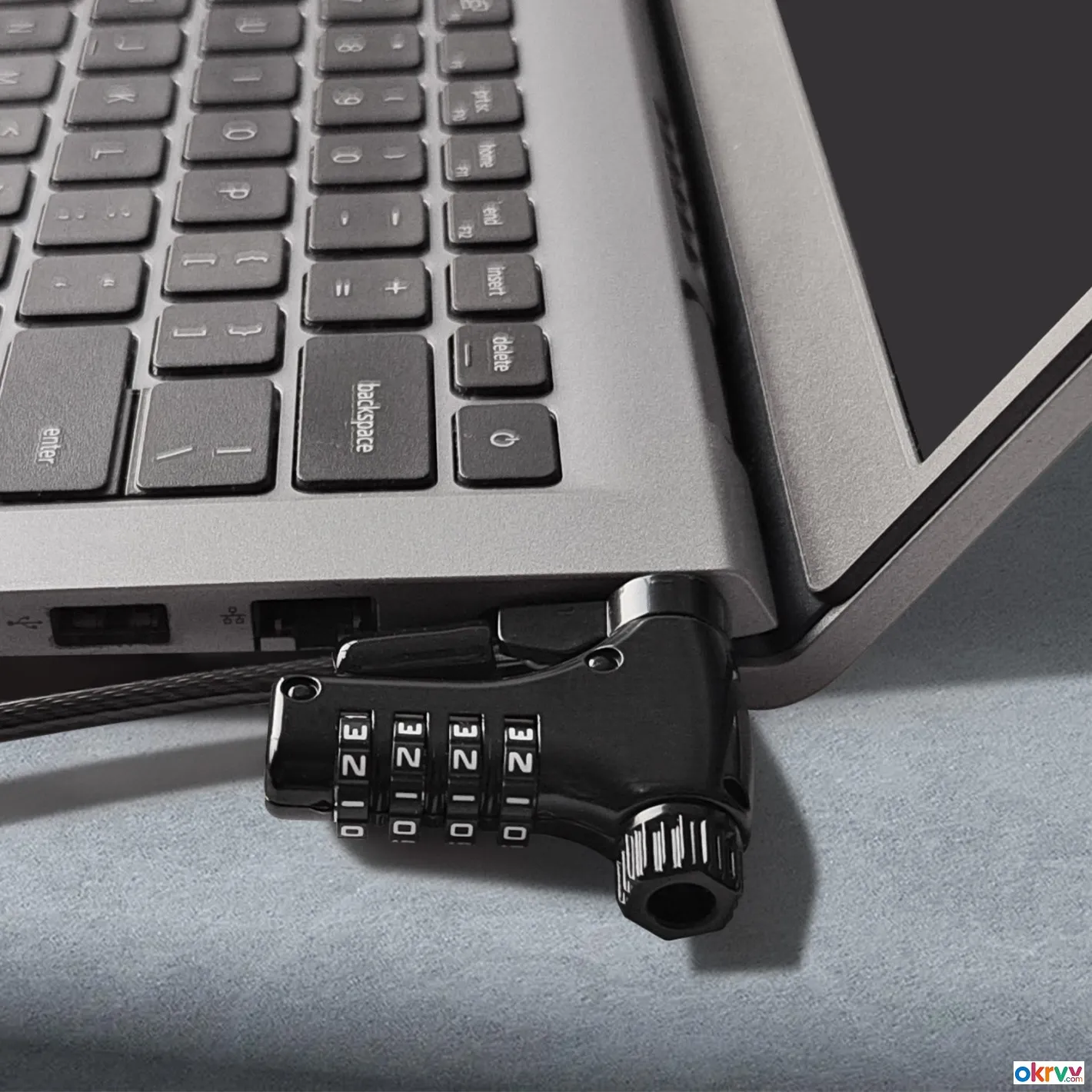 Universal Laptop Security Locks, Laptop Locking Cable with Combination,6.6ft Steel Anti-Theft Comput