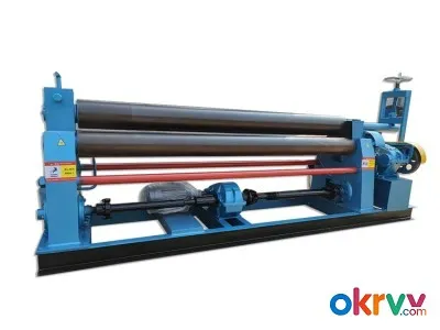 Efficient Sheet Metal Rolling Machine mechanical 3-roll Plate Rolling Machine with Factory Price图1