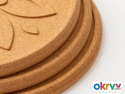 Environmentally Friendly Embossed Cork Coasters Heat-resistant, Slip-resistant Heat-insulating图5
