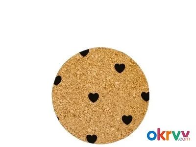 3x100 MM Cork Coaster Home Gift Anti-Scald and Heat-Resistant Cup Pad图2