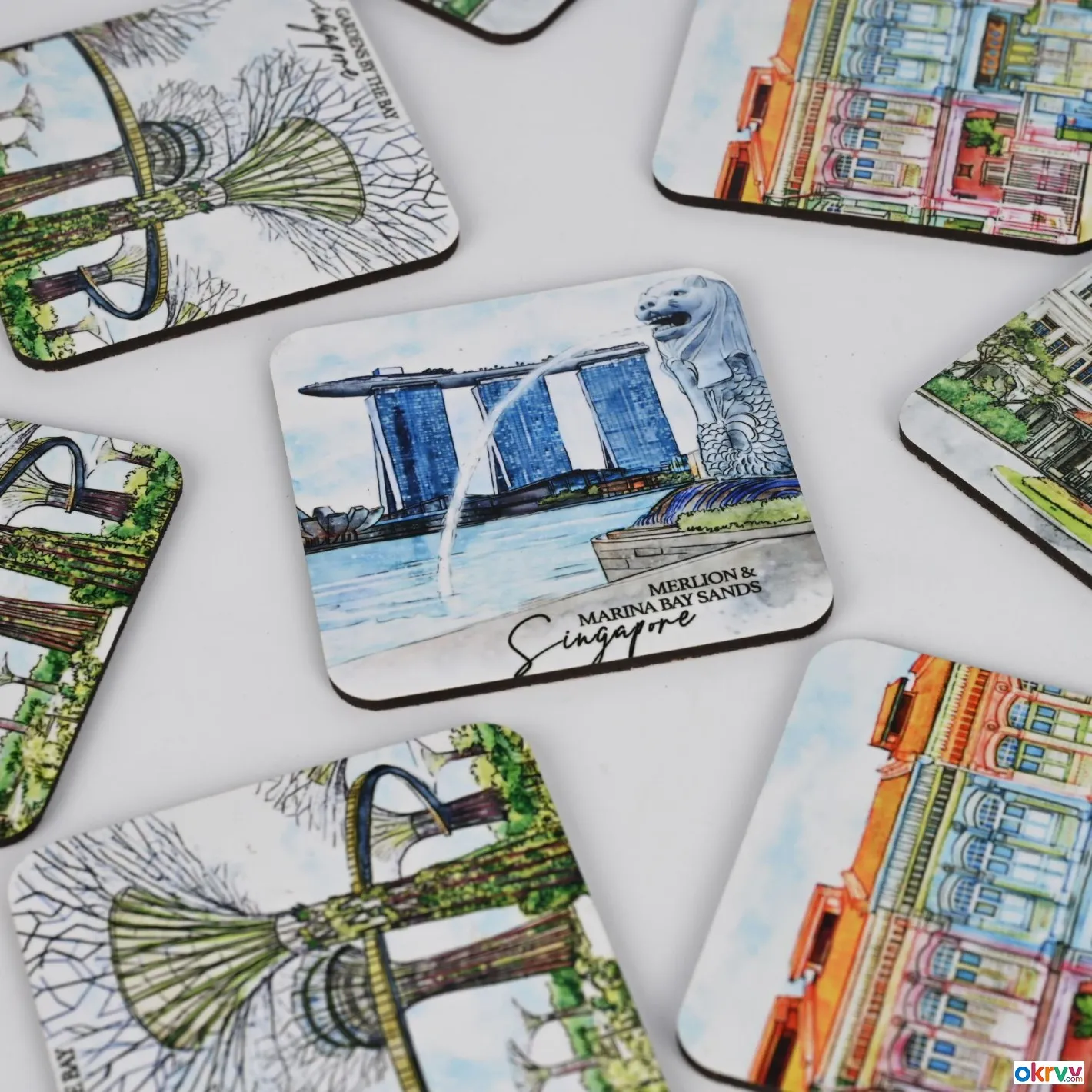 Thermal Transfer Cork Coasters To Insulate And Prevent Scalding Water Coasters Can Be Customized
