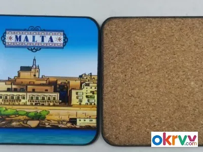 Thermal Transfer Cork Coasters To Insulate And Prevent Scalding Water Coasters Can Be Customized图3