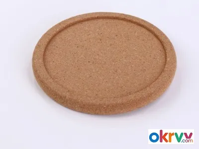 Concave‑Shaped Composite‑Cork Coasters Heat Resistant Anti‑Slip Drink Coasters图2