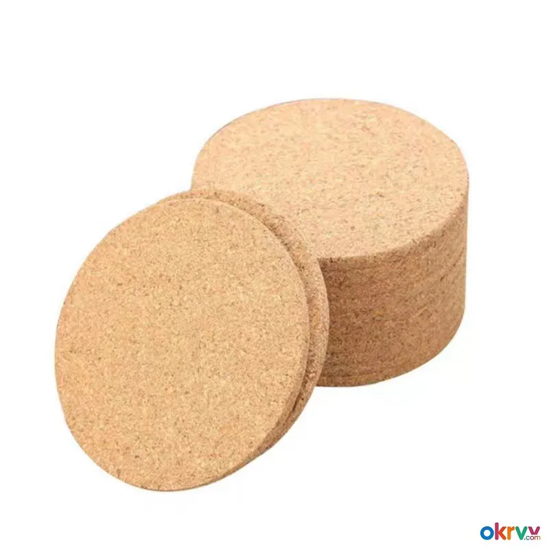 Nordic Style Cork Coaster Wedding Coaster Guest Gift Souvenir Holiday Decoration Insulation Pad