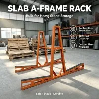 Hot Sale Speedone Vertical Steel Frame Painted Granite Slab for Glass Storage Display in Warehouse w