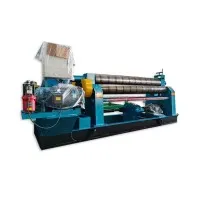 Three-roll Plate Rolling Machine Metal Sheet Plate Bending Rolls Mechanical plate rolling machine wi