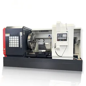 High Rigidity Durable CNC Horizontal Lathe Machine for Roller Machining