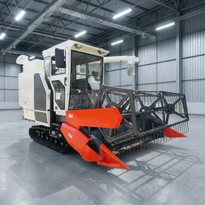 2180mm Cutting Width Rice Paddy Wheat Combine Harvester Agricultural Machines