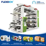 High Speed Stack Type 8 Colours Flexo Printing Machine Flexographic Printing Press