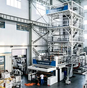 Industrial 5 Layer Plastic Film Blowing Machine for Flexible Packaging