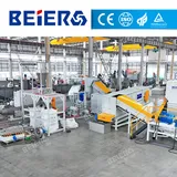 Nylon PA Plastic Fiber Pelletizing Recycling Production Line Granulating Machine