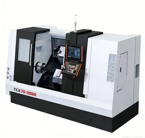 Tck70-2000 CNC Lathe Machine with High Strength Ht300 Cast Structure