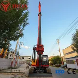 Crawler Mounted Auger Drilling Rig Machine with Diesel Engine 35m Depth Pile Boring Machine Fac...