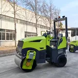 Mini Road Roller 4 Ton Diesel Engine Gasoline Engine Hydraulic Drive Double Drum Vibratory Comp...