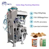 Factory Customized Semi-Automatic Talc Powder Fireproofing Material 15kg 30kg Pneumatic Valve B...