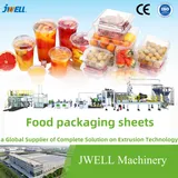 Jwell Pet/PLA Single/Multi-Layer Sheet Extruder for Food and Medical Packaging Twin Screw Plast...