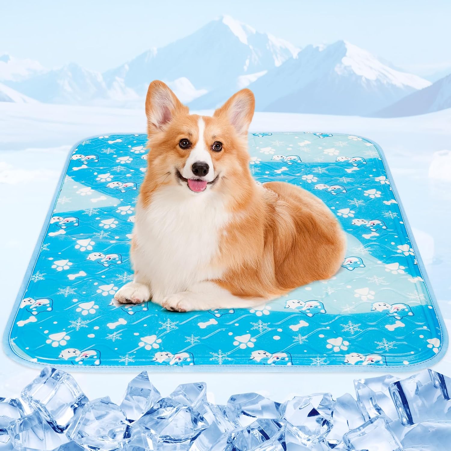 Pet Cooling Mat Summer Cooling Pad for Dogs Cats Self Cooling