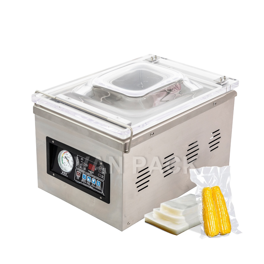 Semi-Automatic Vacuum Packing Machine Desktop Food Sealer for Small Business