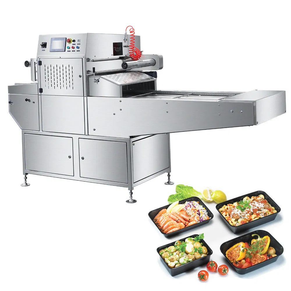 Thermoforming Vacuum Packaging Machine Automatic Food Tray Sealer MAP