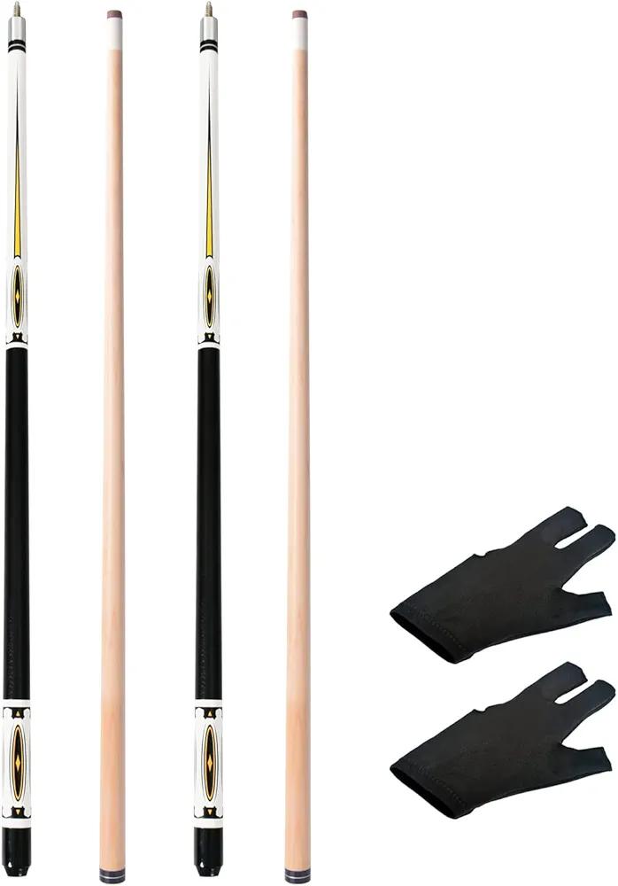 Wholesale 2 Piece Maple Snooker Billiards Pool Cue Stick Supplies