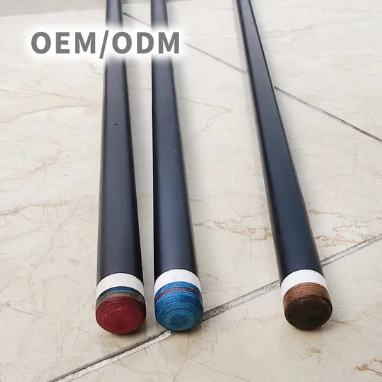High Quality Carbon Fiber Two-Piece Pool Cue Custom Uni-Loc 3/8*8 Joint 12.4mm