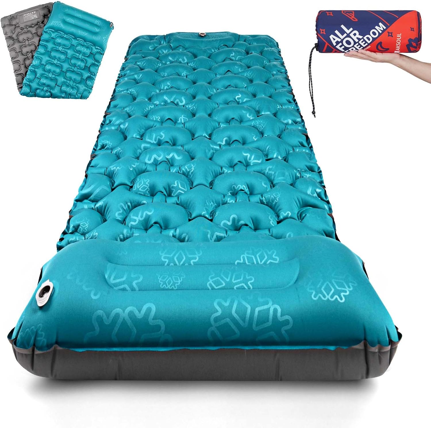 Camping Mat Self Inflating Sleeping Pad Lightweight Foam Mattress for Outdoor Hiking