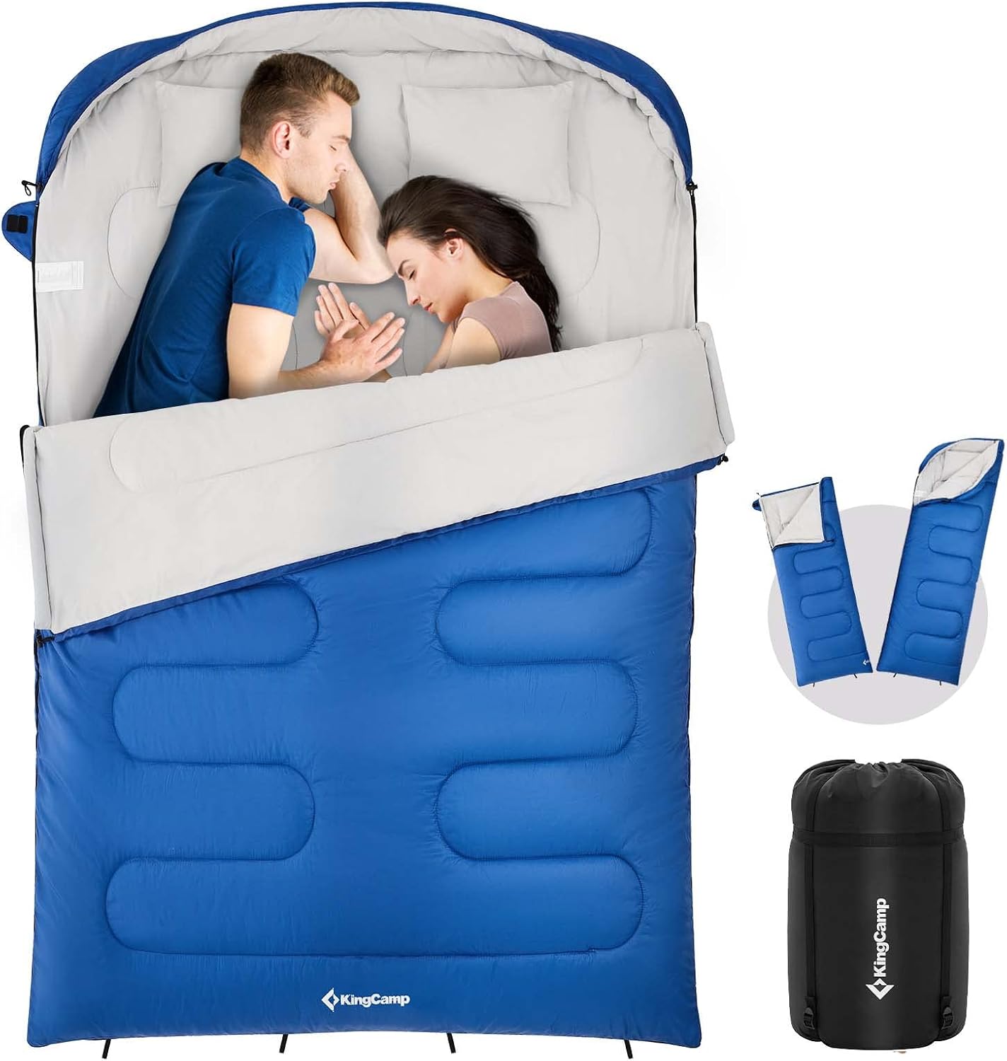 Warm Extra Large Backpacking Waterproof Sleeping Bag for Adults Camping Outdoor