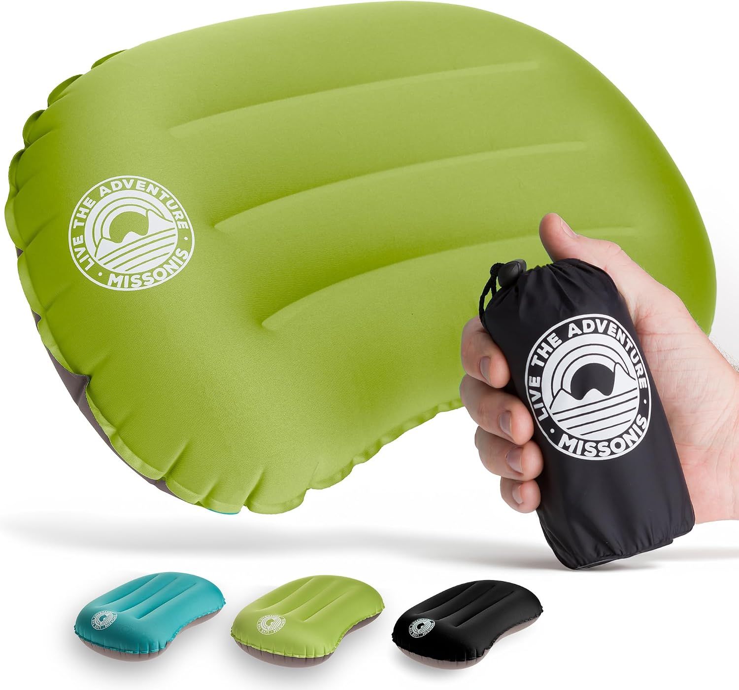 Camping Pillow Inflatable Travel Pillow Lightweight Compressible for Outdoor Hiking