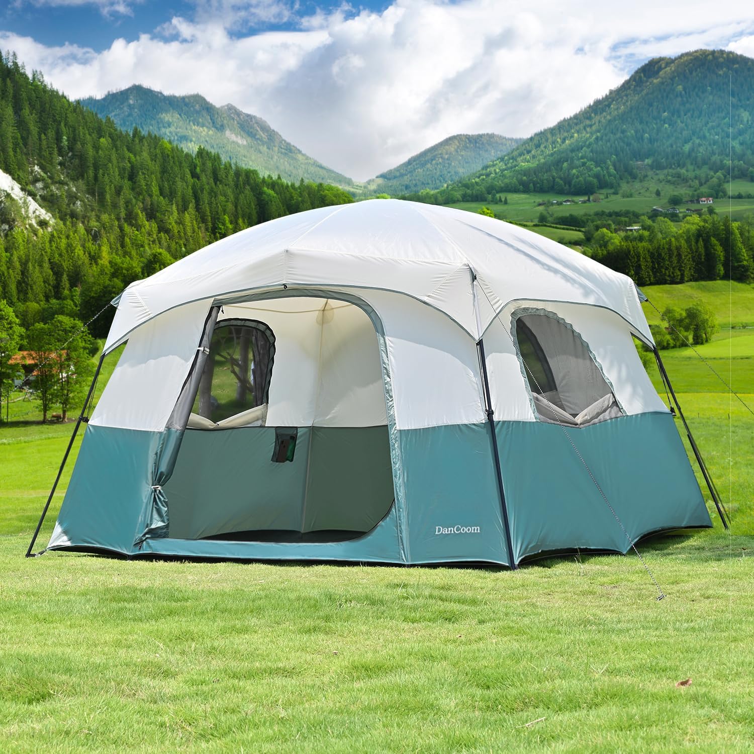 4-6 Person Outdoor Family Camping Tent Spacious Design for Group Travel and Extended Camping