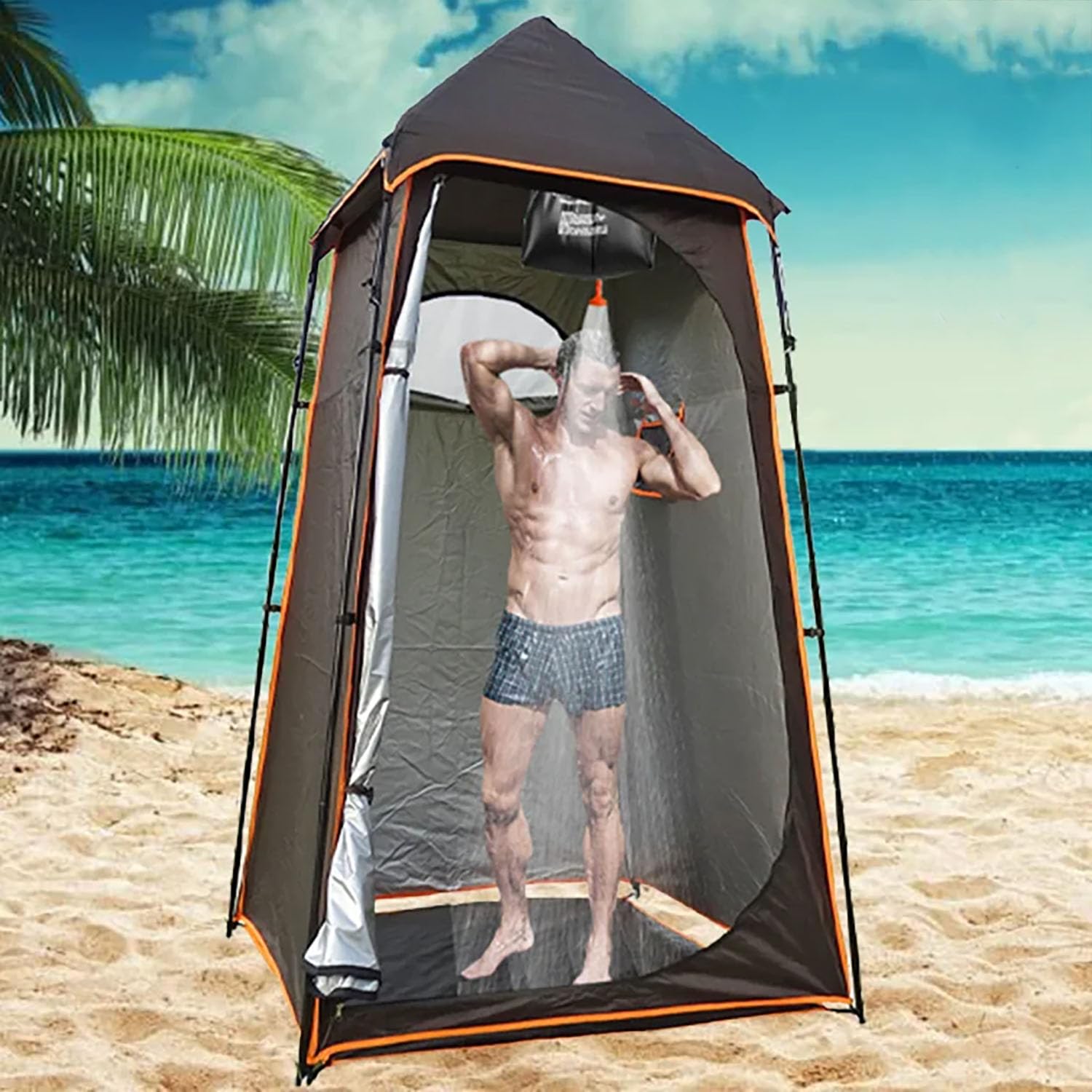 Portable Camping Shower Tent Privacy Shelter Changing Room for Outdoor Camping