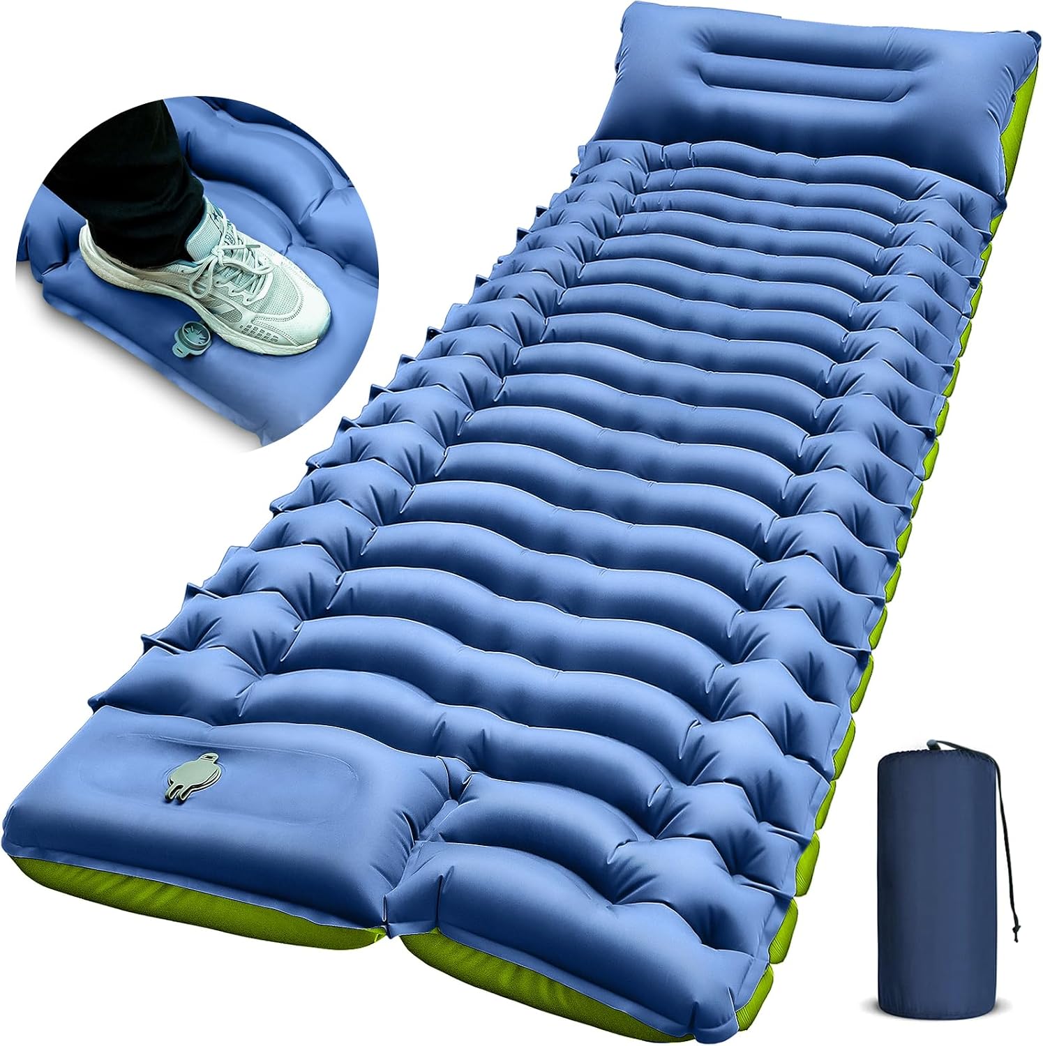Automatic Inflatable Camping Sleeping Pad Air Mattress with Built-in Pump for Outdoor